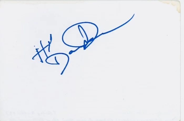 Dana Daurey autograph