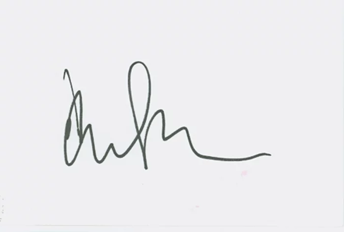 Emma Stone autograph