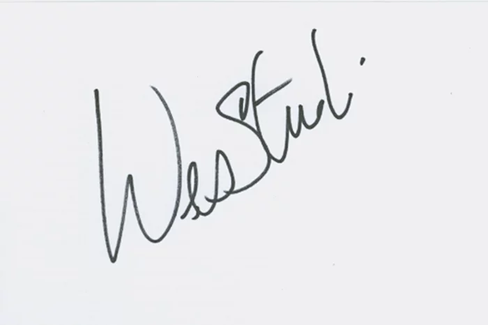 Wes Studi autograph