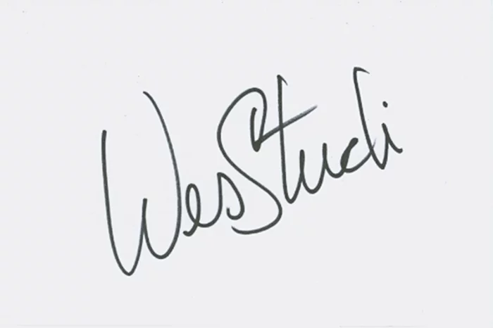 Wes Studi autograph