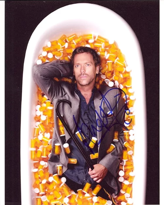 Hugh Laurie autograph