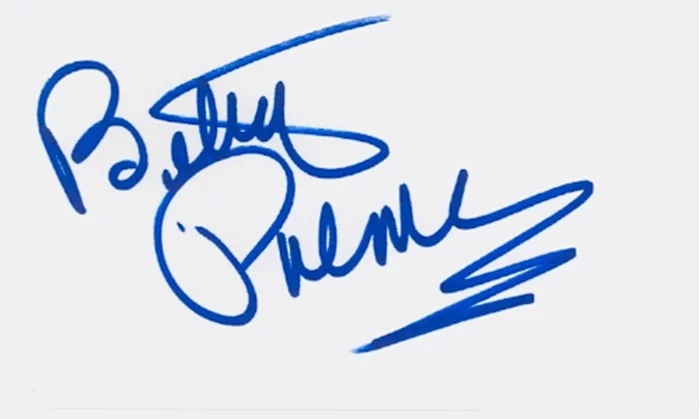 Betsy Palmer autograph