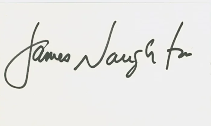James Naughton autograph