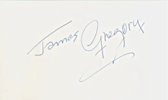 James Gregory autograph