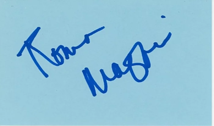 Roma Maffia autograph