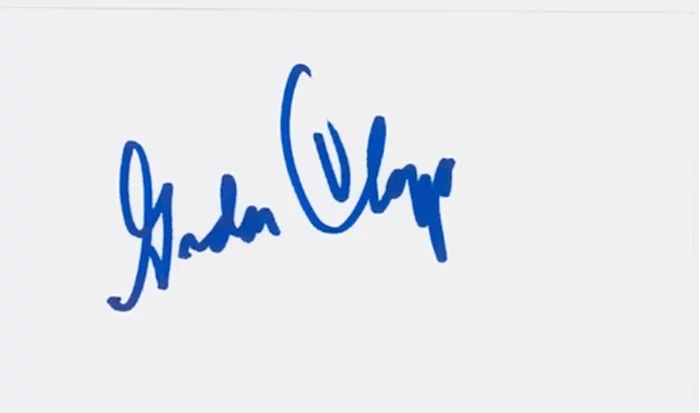 Gordon Clapp autograph