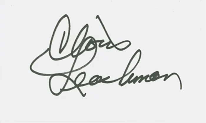 Cloris Leachman autograph