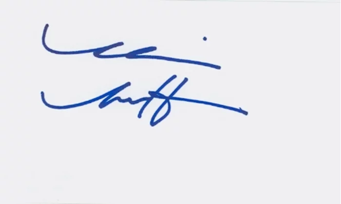 Alexis Arquette autograph