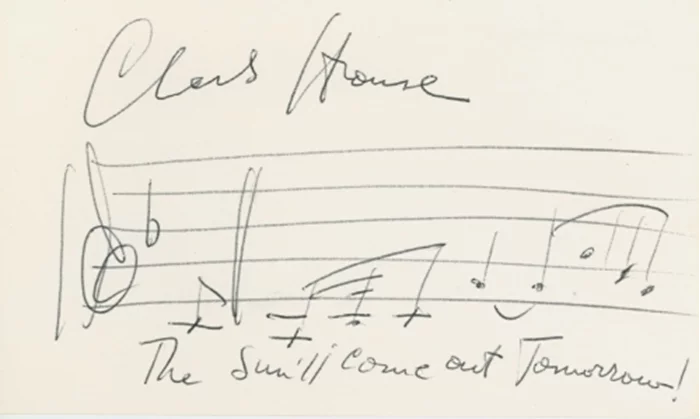 Charles Strouse autograph