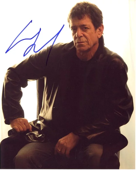 Lou Reed autograph