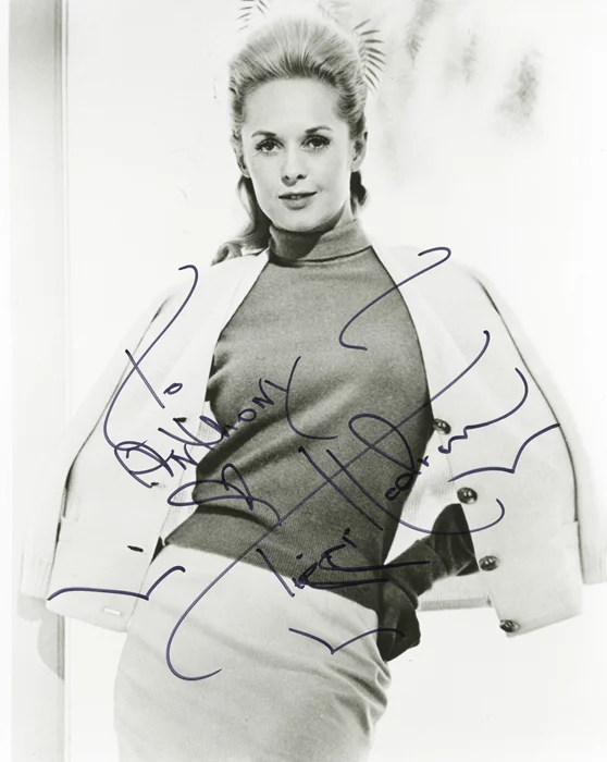 Tippi Hedren autograph