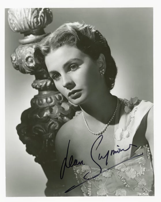 Jean Simmons autograph