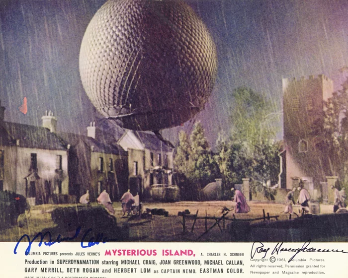Mysterious Island autograph