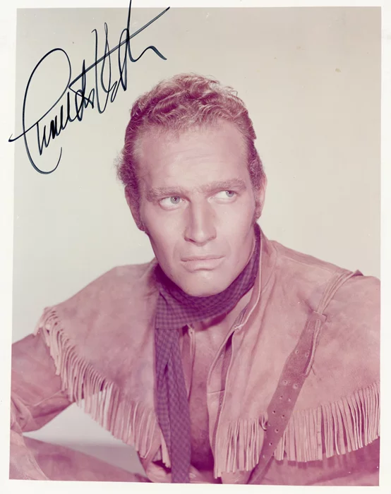 Charlton Heston autograph