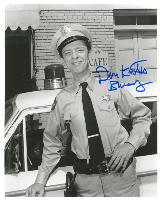 Don Knotts autograph