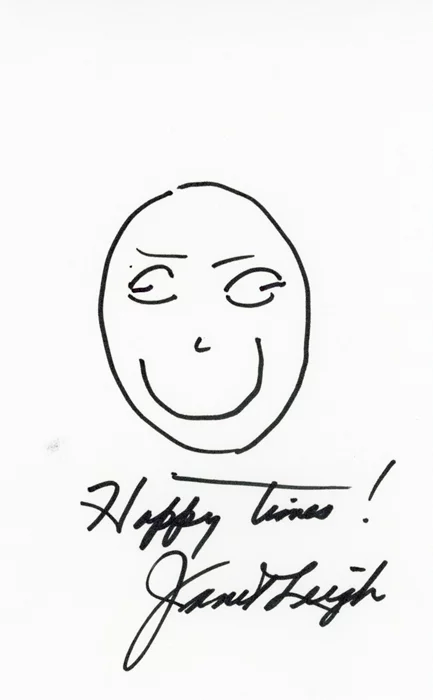 Janet Leigh autograph