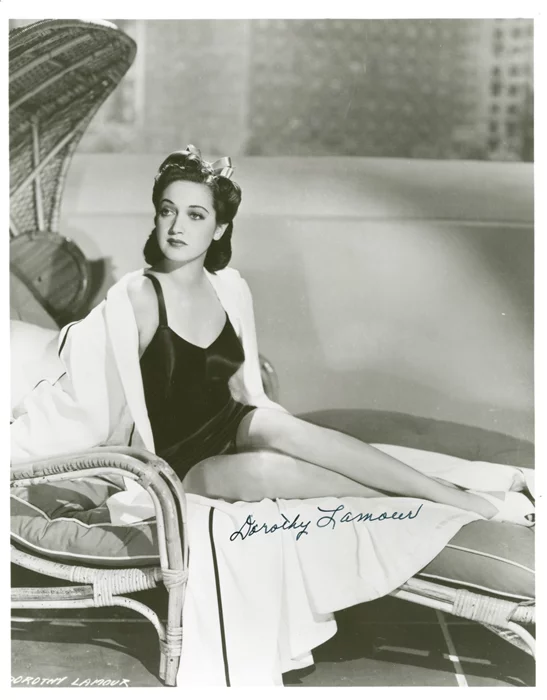 Dorothy Lamour autograph