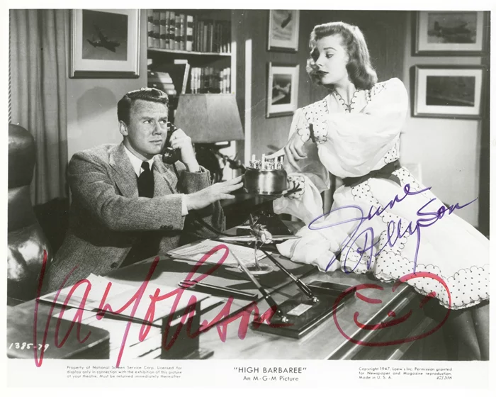 High Barbaree autograph