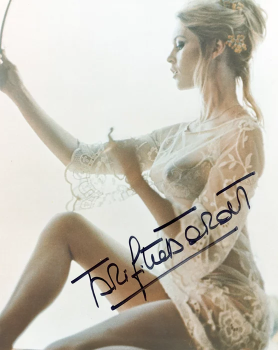 Brigitte Bardot autograph