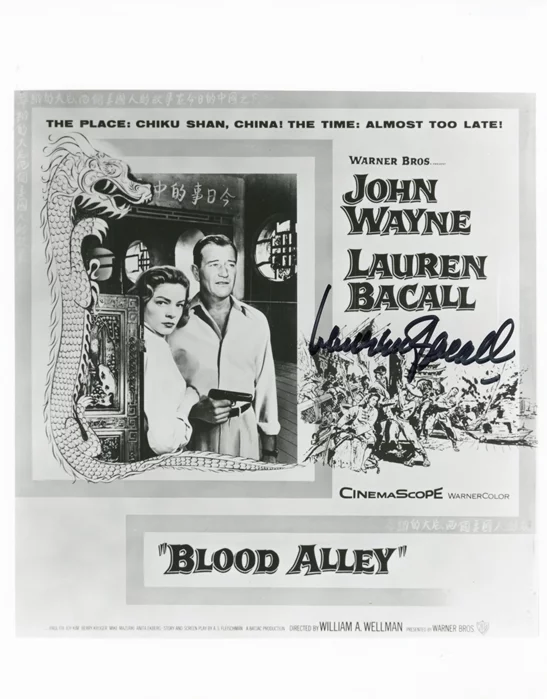 Lauren Bacall autograph