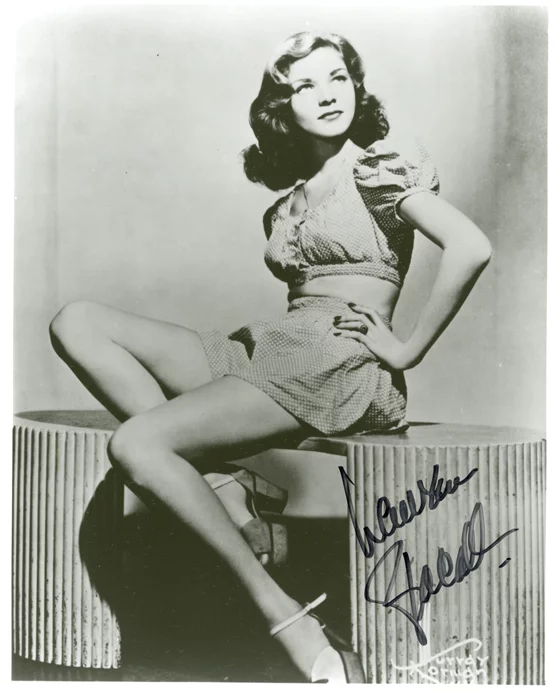 Lauren Bacall autograph