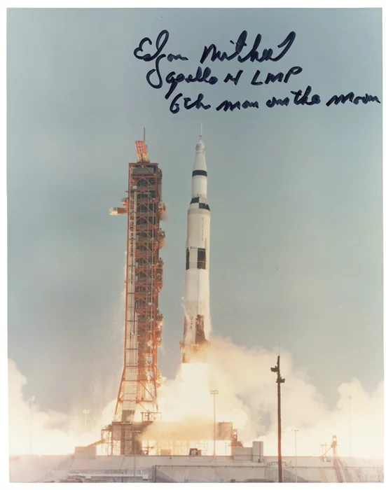 Edgar Mitchell autograph