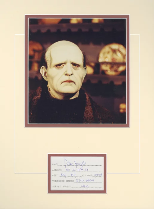 Peter Boyle autograph