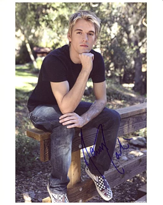 Aaron Carter autograph