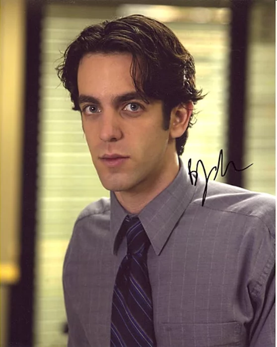 B.J. Novak autograph