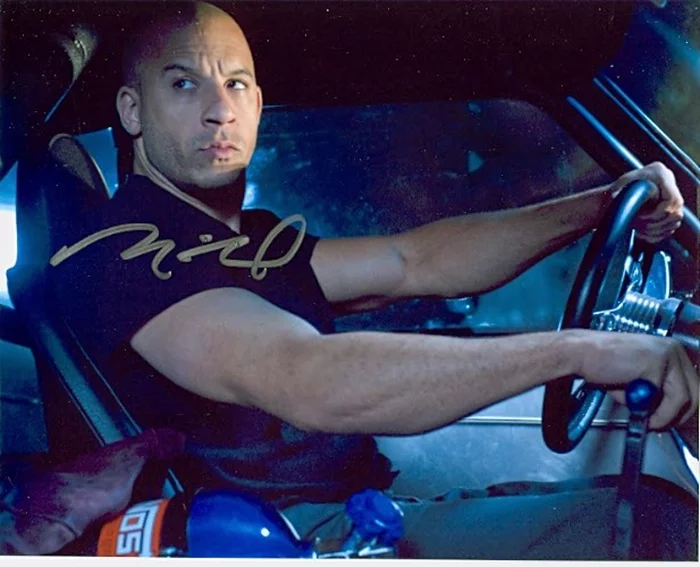 Vin Diesel autograph
