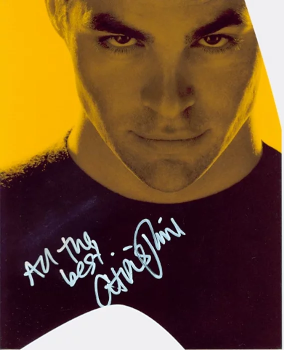 Chris Pine autograph