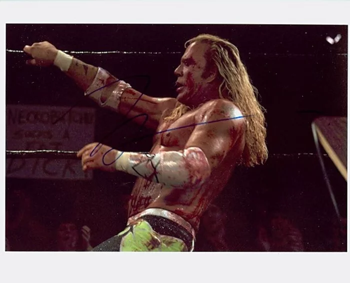 Mickey Rourke autograph