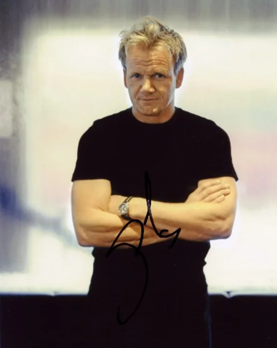 Gordon Ramsay autograph