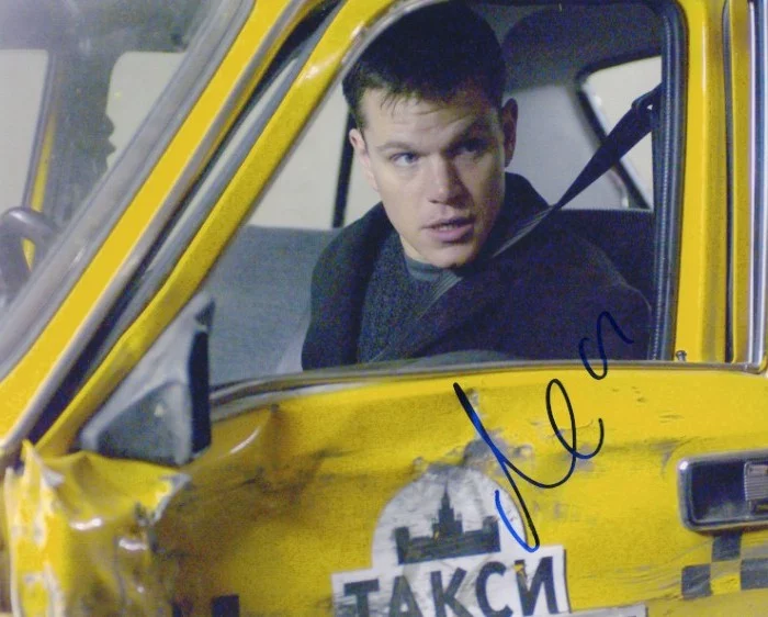 Matt Damon autograph