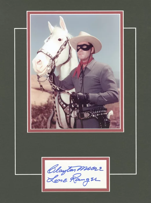 Clayton Moore autograph