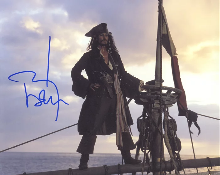 Johnny Depp autograph