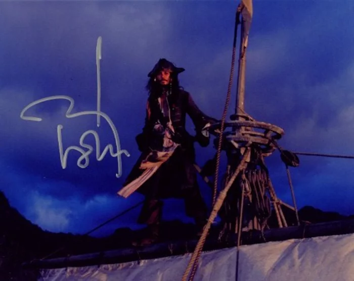 Johnny Depp autograph