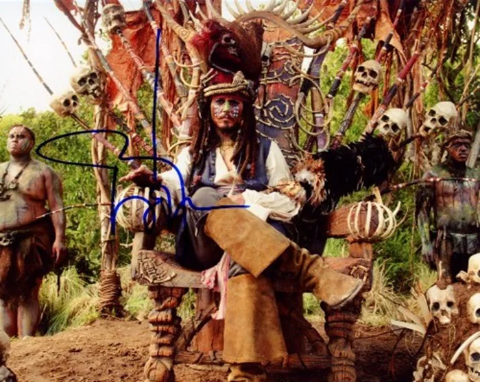 Johnny Depp autograph