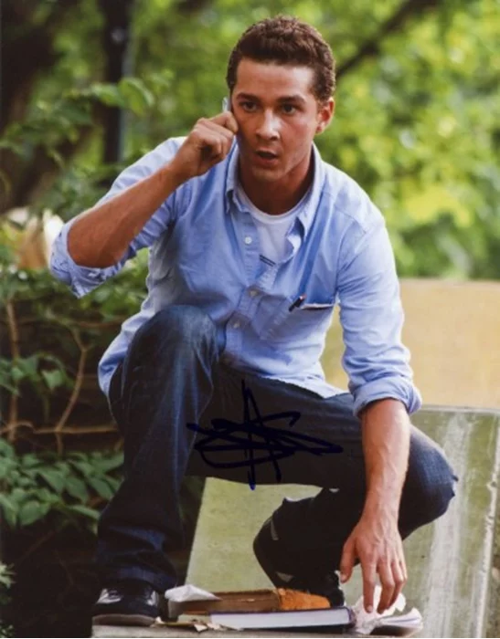 Shia LaBeouf autograph
