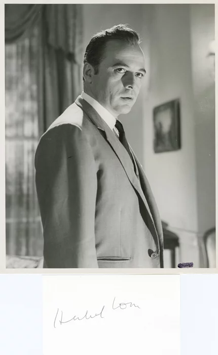 Herbert Lom autograph