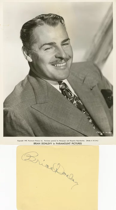 Brian Donlevy autograph