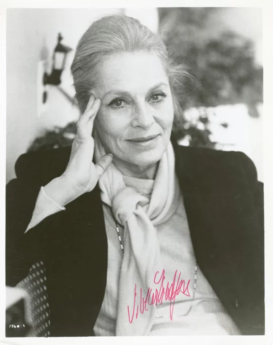 Viveca Lindfors autograph