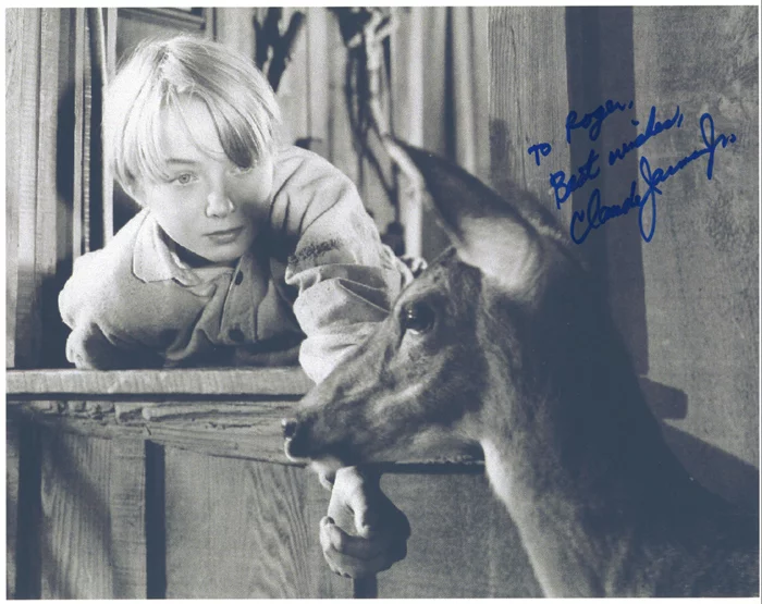 Claude Jarman, Jr. autograph
