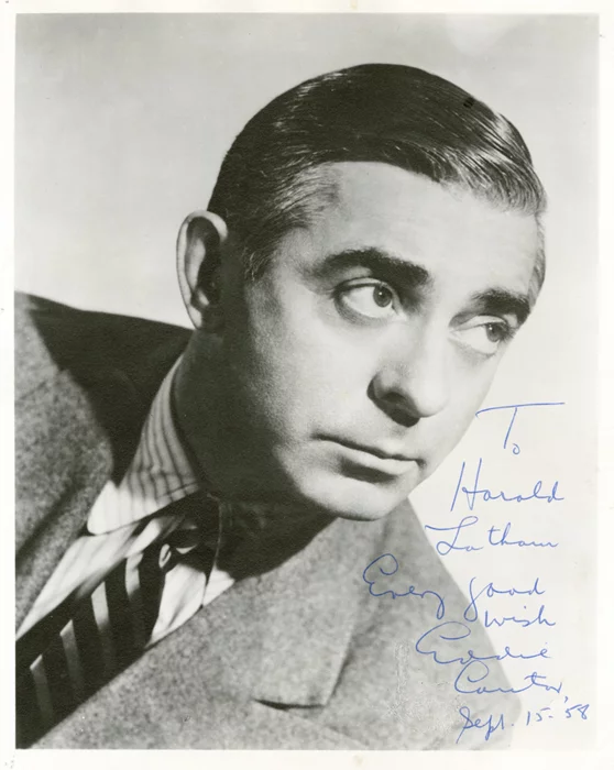 Eddie Cantor autograph
