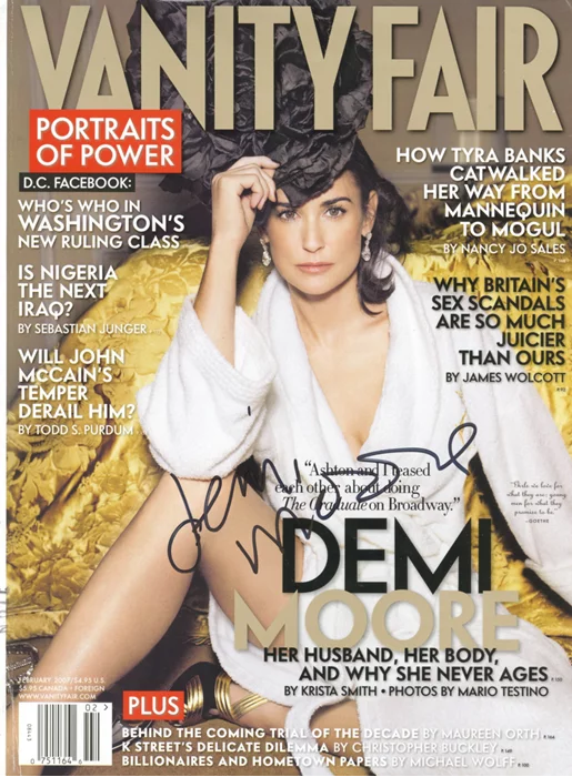 Demi Moore autograph