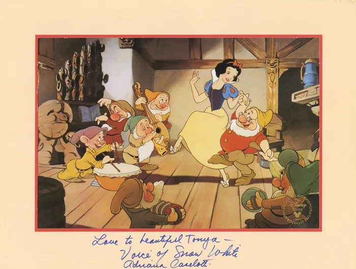 Adriana Caselotti autograph