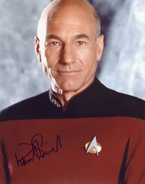 Patrick Stewart autograph