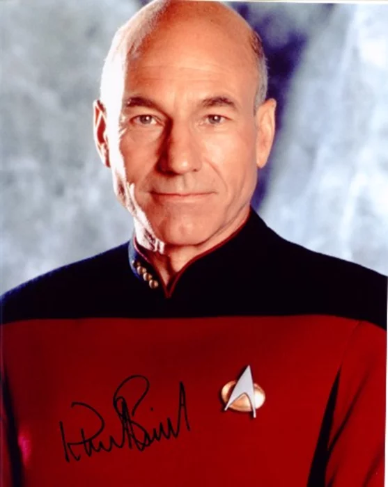Patrick Stewart autograph
