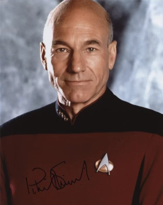Patrick Stewart autograph