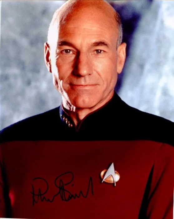 Patrick Stewart autograph